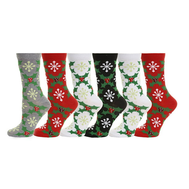 Secret Santa,Stocking Filler 3 Pairs Ladies Novelty Christmas Socks CLEARANCE